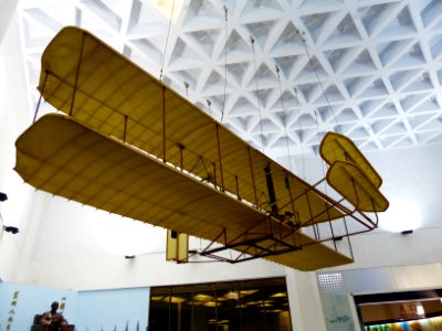 Wright Flyer Replica Display at Hall of Aviation Museum 20130928c