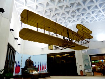 Wright Flyer Replica Display at Hall of Aviation Museum 20130928a