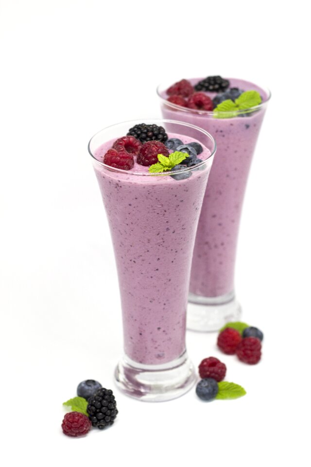 Berry healthy glass