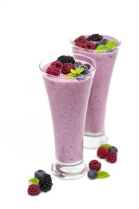 Berry healthy glass
