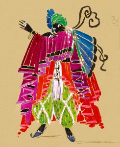 (3 F) René Crevel. Costume de théâtre