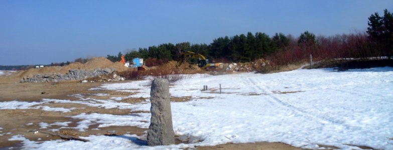 Пляж Дюна в апреле 2013 года