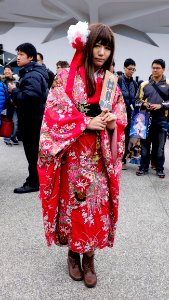 Aircraft Carrier Akagi Fleet Girl Cosplayer in FF25 20150131
