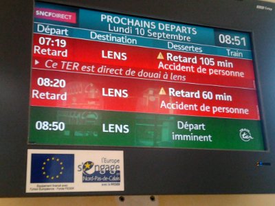 Accident de personne information