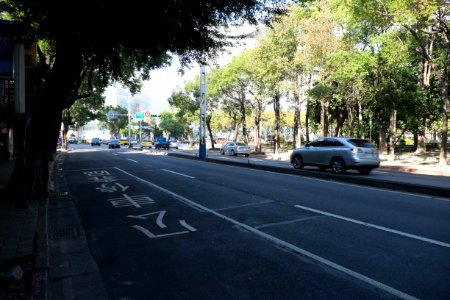 Zhongshan North Road Section 6 in Shilin District, Taipei 20150102 photo