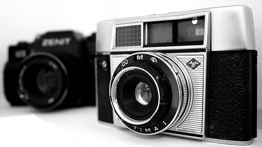 Photographic equipment old camera monument