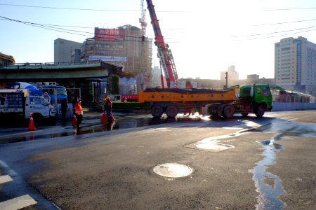 Zhongxiao Bridge Connection Ramp Scrapping 20160209-050
