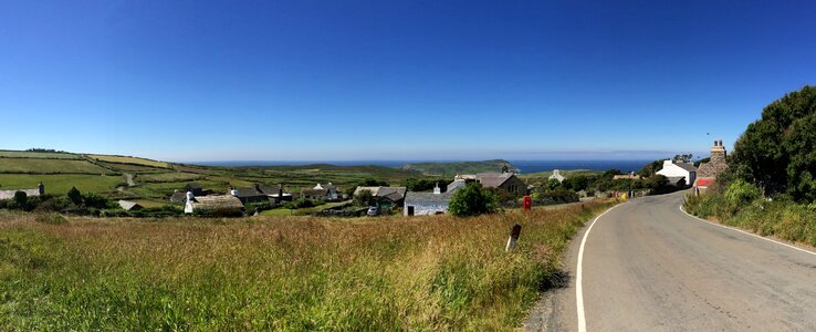 Sky landscape panoramic