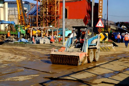 Zhongxiao Bridge Connection Ramp Scrapping 20160209-021
