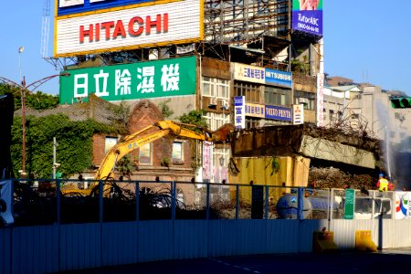 Zhongxiao Bridge Connection Ramp Scrapping 20160209-027