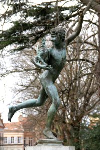Vainqueur au combat de coqs, Jardin du Grand Rond