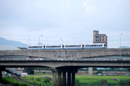 VAL 256 Train across Keelung River on Taipei Metro Neihu 20141030 photo