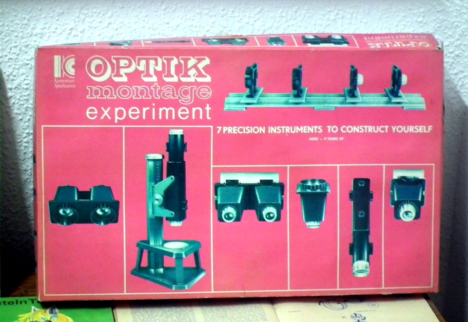 VEB Kamenzer Spielwaren Optik montage experiment