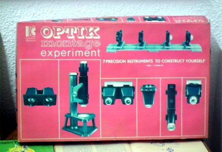 VEB Kamenzer Spielwaren Optik montage experiment