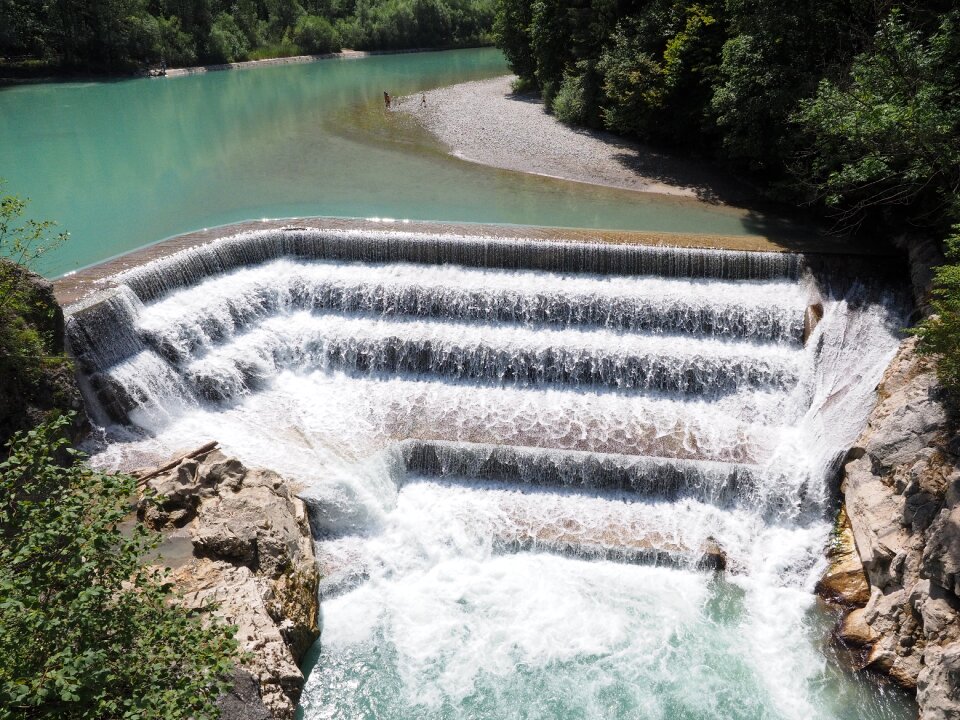Füssen waterfall water