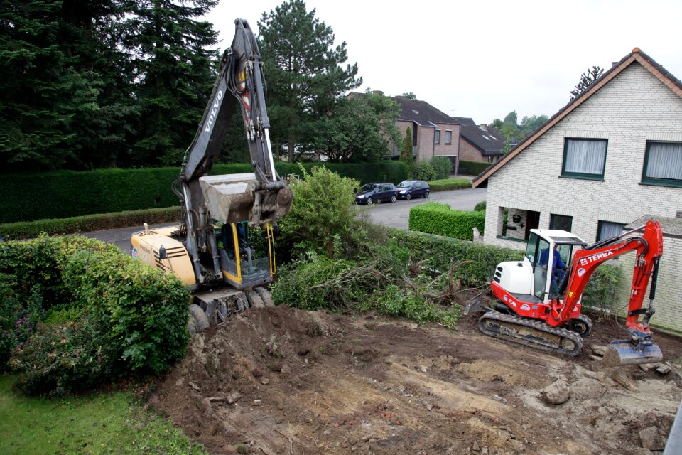 Earthmoving civil engineering site