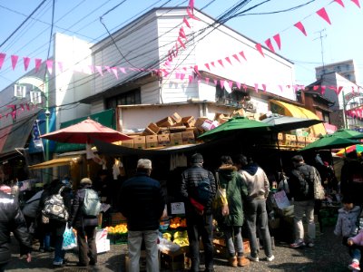 Vegetable shops in Koufukuji Matsubara Shopping street
