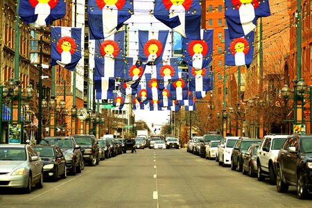 Denver colorado flag photo