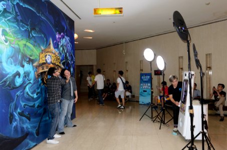 Two Visitors Photographing at Blizzard Estadium by Staff 20170902