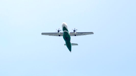 UNI Air ATR 72-600 B-17007 Taking off from Taipei Songshan Airport 20150427
