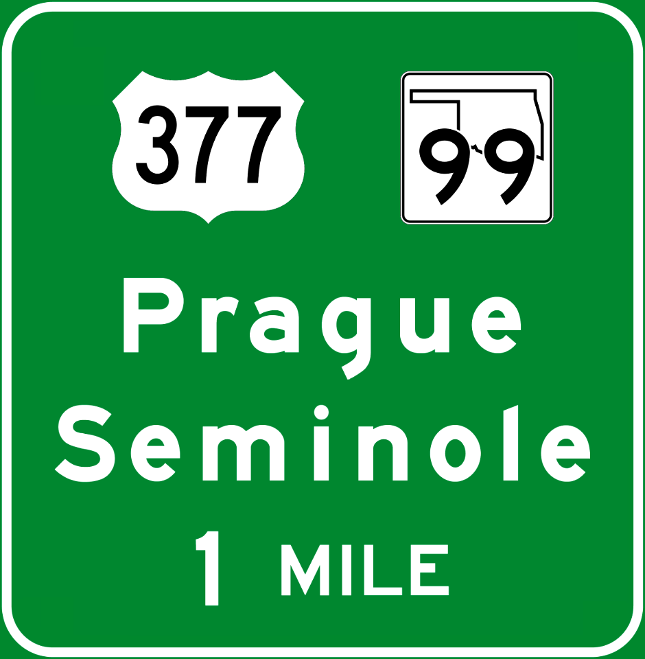 U.S.377 S.H.99 Prague Seminole 1MILE