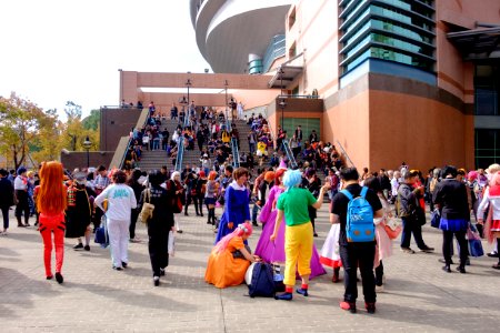 Visitors at NTU Gym Plaza in CWT41 20151212a