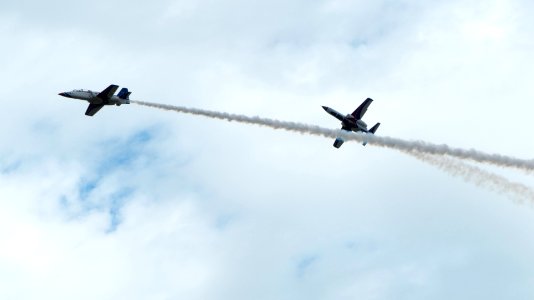 Two Thundertigers AT-3 Flight over Hsinchu AFB 20151121a