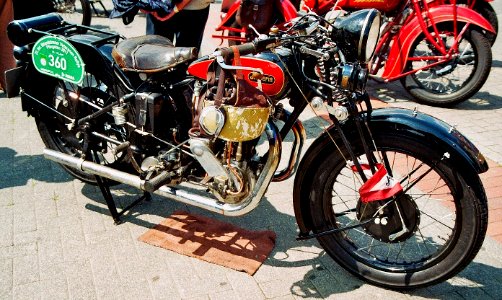 Vintage Imperia motorcycle