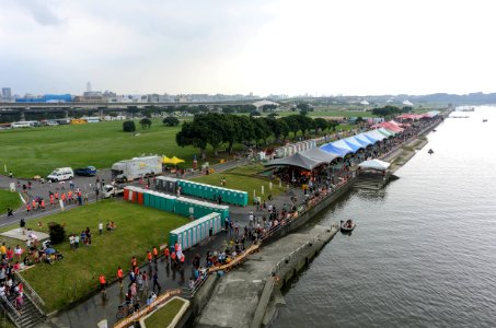 Visitors Tent at South Shore of Dajia Riverside Park in 2017 Taipei International Dragon Boat Race 20170530Na