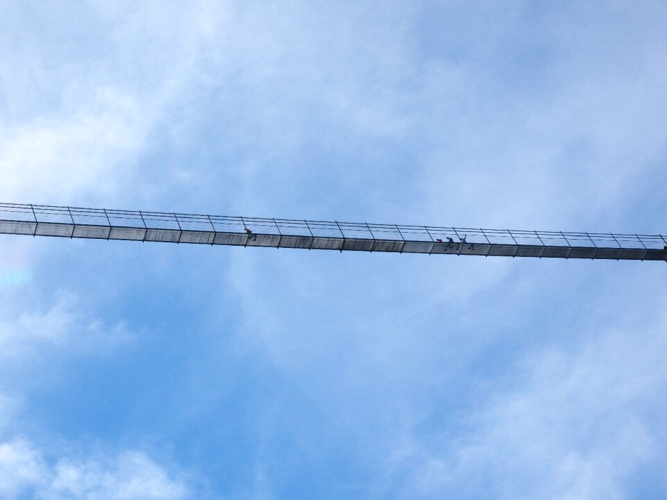 Suspension bridge rope bridge reutte