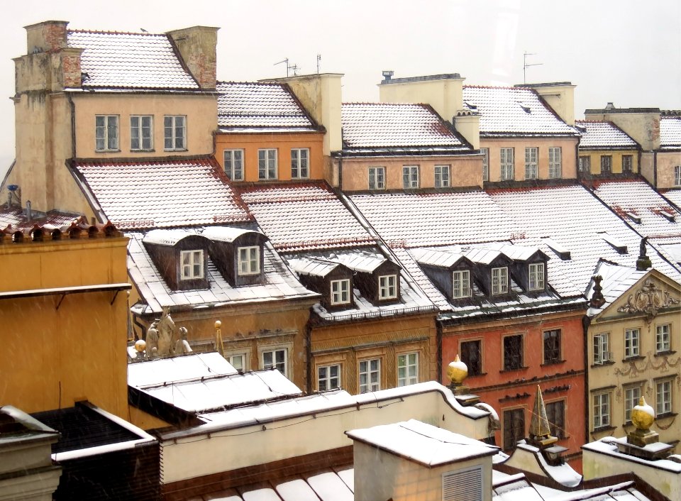 Warszawa dachy Starego Miasta 06