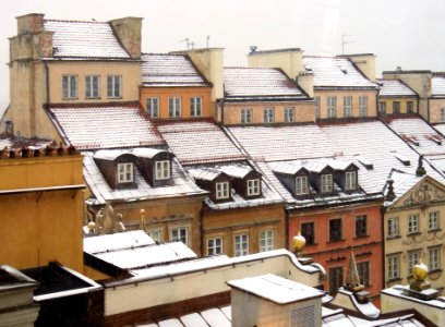 Warszawa dachy Starego Miasta 06