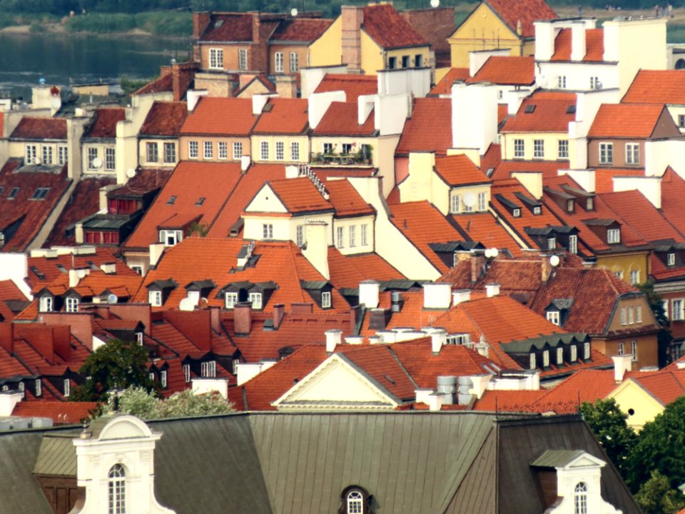 Warszawa dachy Starego Miasta 11