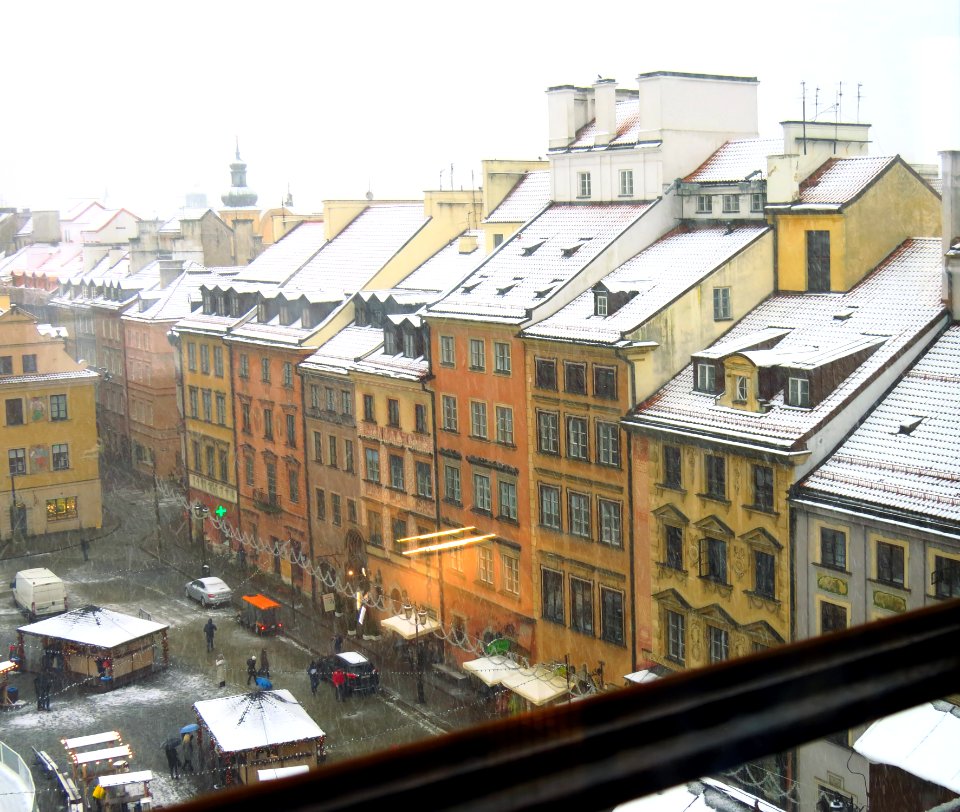 Warszawa dachy Starego Miasta 08