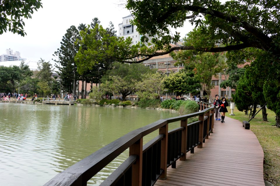 Walkway at Northeast Lakeside of Drunken Moon Lake 20170205