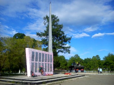 War memorial in Zakamensk