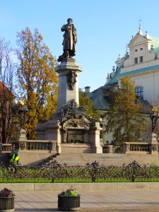 Warszawa pomnik Adama Mickiewicza 01 photo