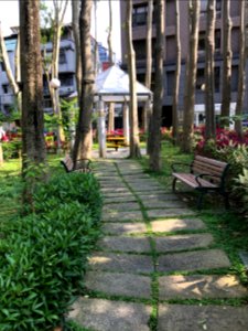 Walkway in Xisong Park Southwest Area 20170405