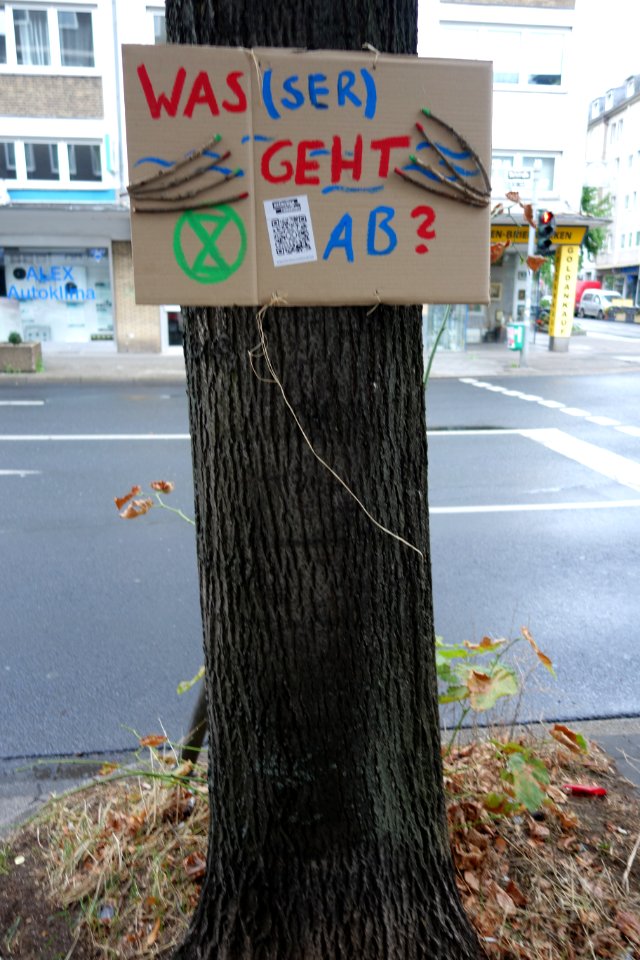 Was(ser) geht ab? Extinction Rebellion, Düsseldorf, 21. August 2020