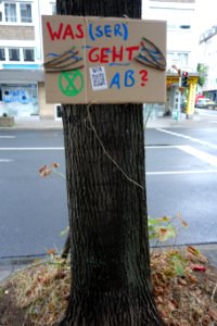 Was(ser) geht ab? Extinction Rebellion, Düsseldorf, 21. August 2020