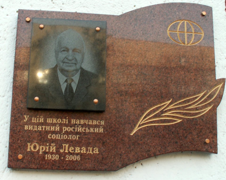 Vinnytsia Gogolya Str 18 Levada Memorial Plaque