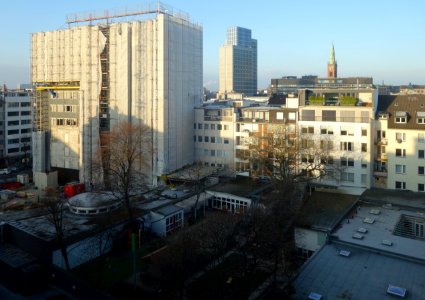 View from hotel Nikko, Düsseldorf, December 31, 2019 (2)
