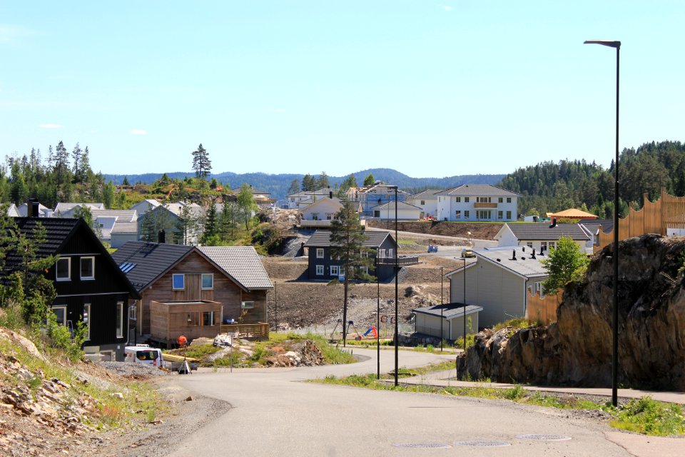 Villaområde ved Lillestrøm