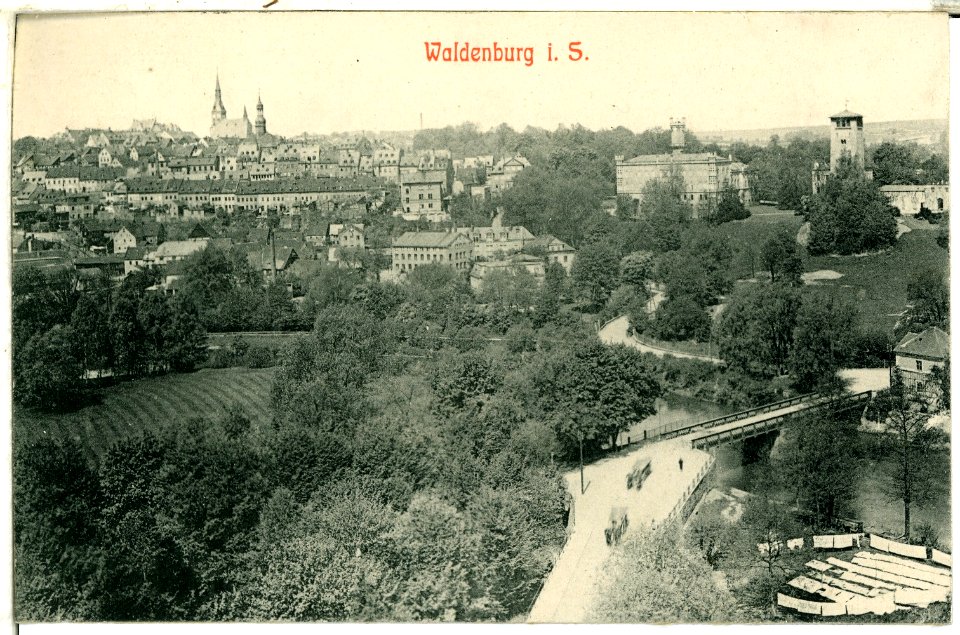 01125-Waldenburg-1899-Blick auf Schloß und Stadt-Brück & Sohn Kunstverlag