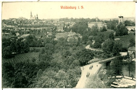 01125-Waldenburg-1899-Blick auf Schloß und Stadt-Brück & Sohn Kunstverlag