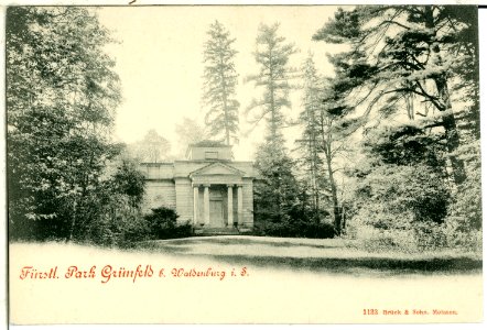 01133-Waldenburg-1899-Park Grünfeld-Brück & Sohn Kunstverlag