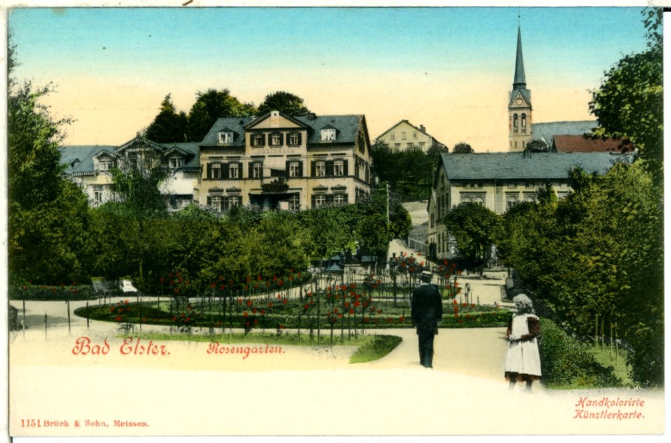 01151-Bad Elster-1899-Rosengarten-Brück & Sohn Kunstverlag