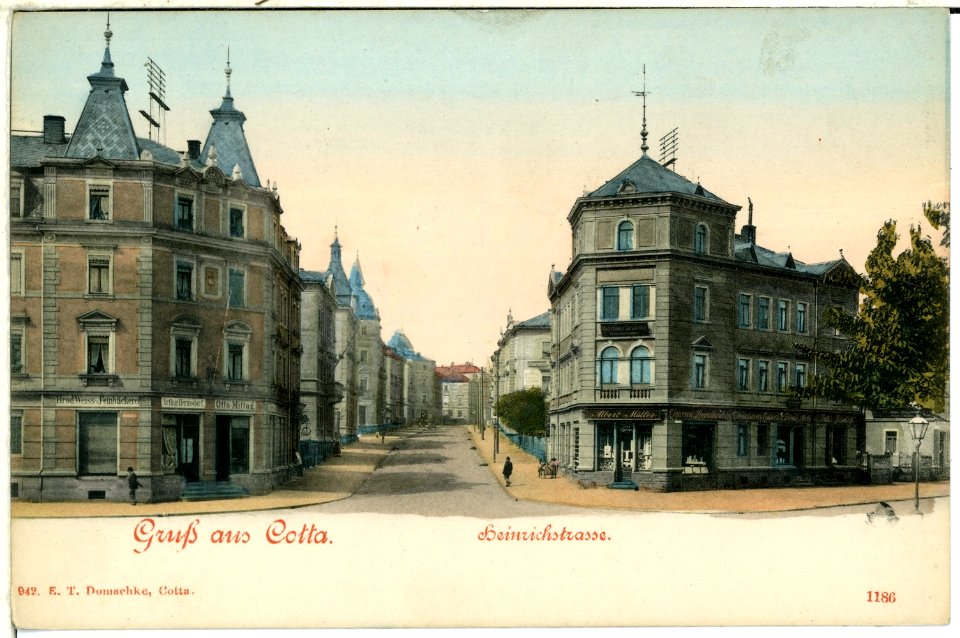 01186-Cotta-1899-Heinrichstraße-Brück & Sohn Kunstverlag