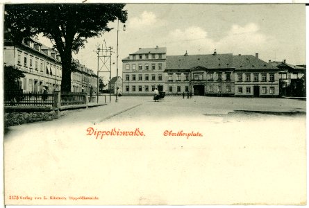 01175-Dippoldiswalde-1899-Obertherplatz-Brück & Sohn Kunstverlag