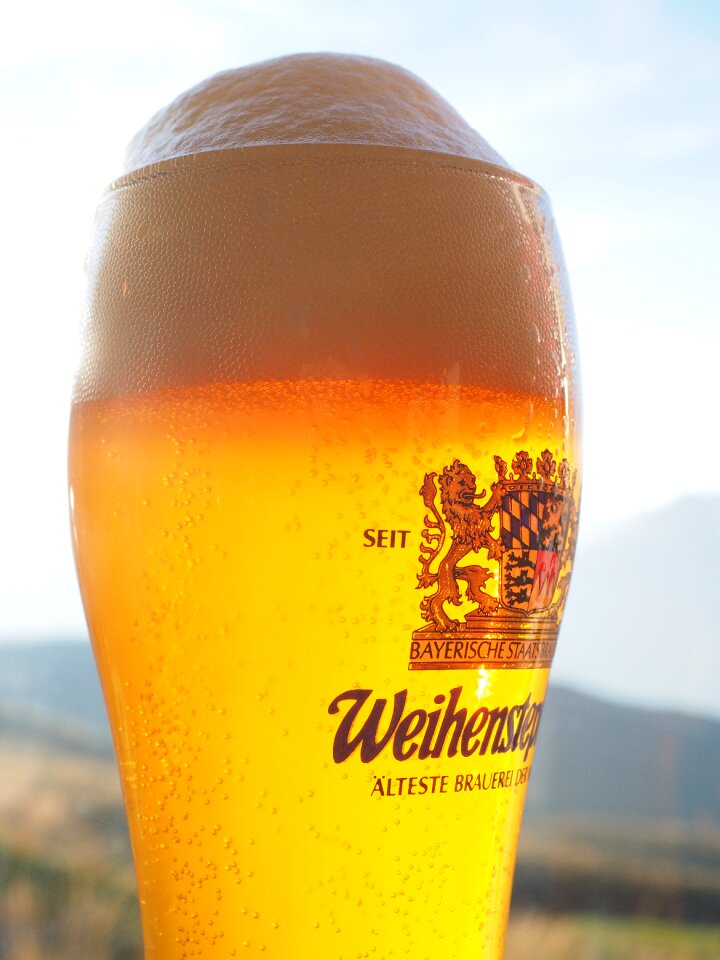 Wheat beer beer glass wheat beer glass